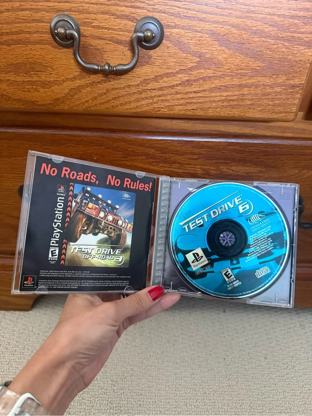 PlayStation Test Drive 6 (PS1) - Blue Race Car Cover
